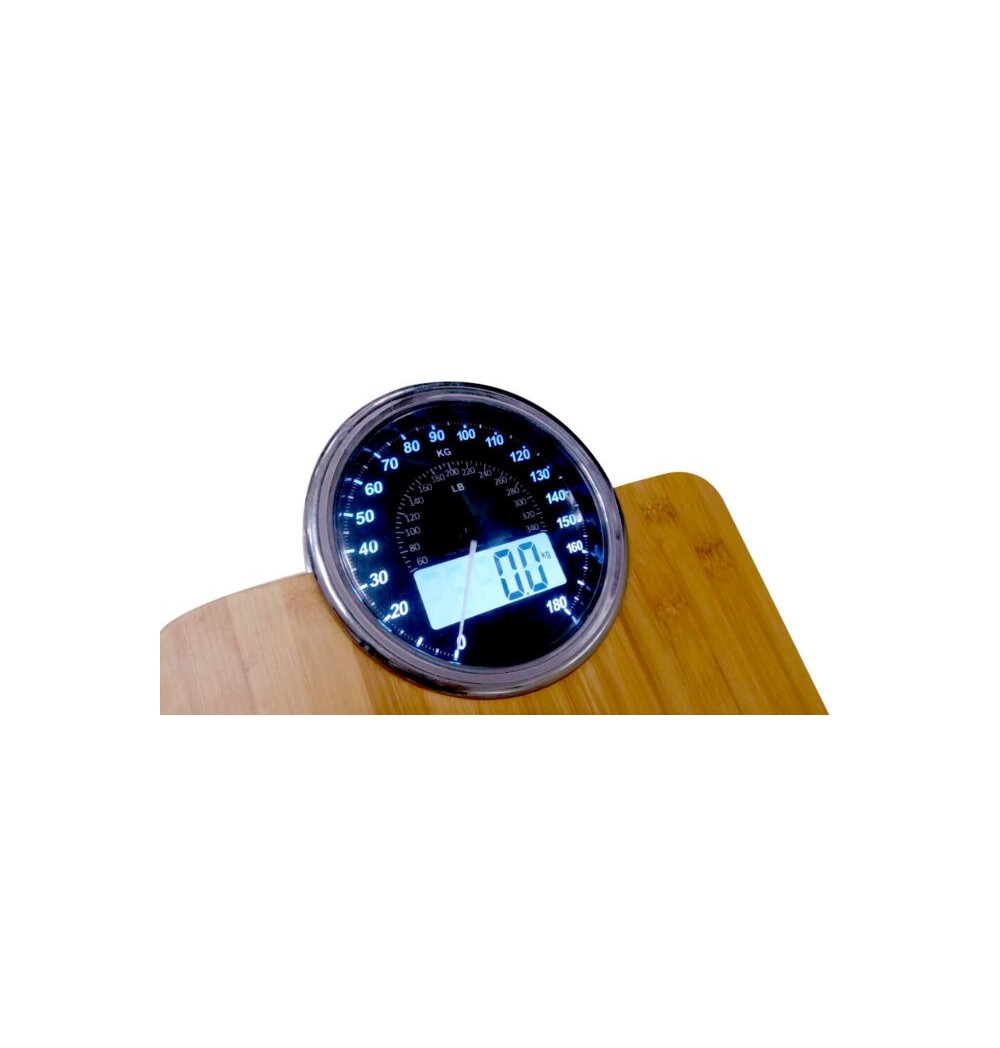 BILANCIA PESA PERSONE 180KG ELETTRONICA DIGITALE ANALOGICA DCG PW3595 IN LEGNO