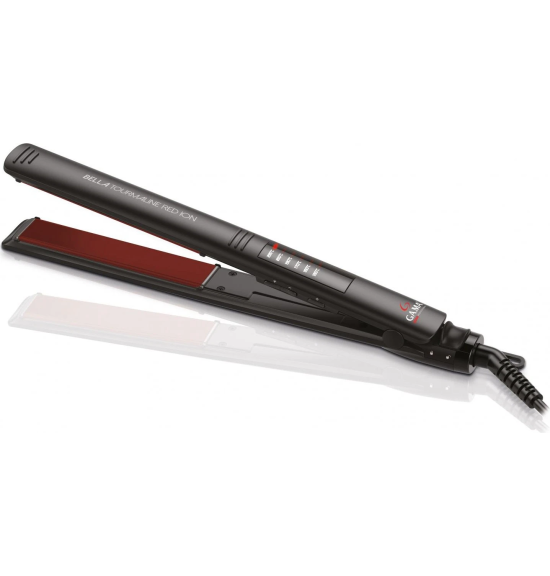 Gama Piastra per Capelli Funzione Ionica Bella Tourmaline Red Ion Led