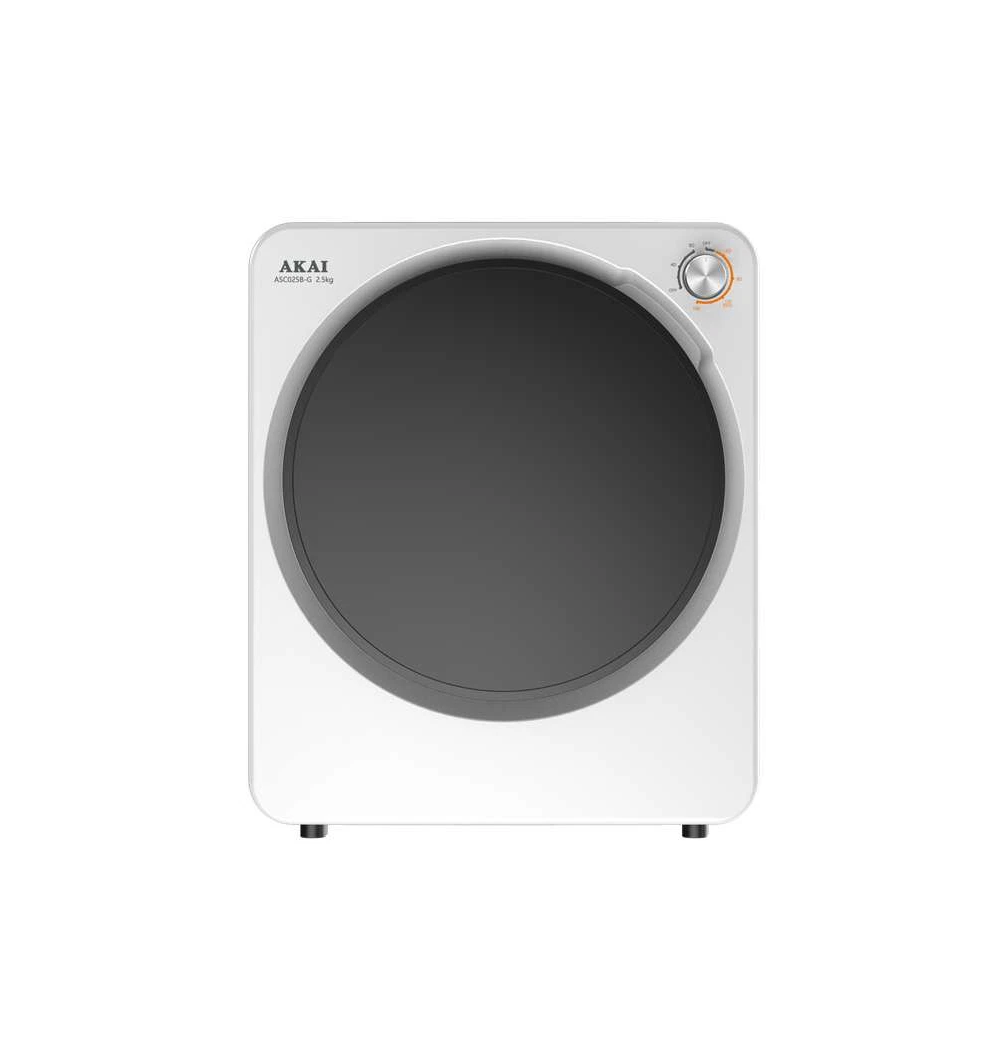 Asciugatrice AKAI 2,5 KG Classe G a condensazione Cod: ASC025B-G