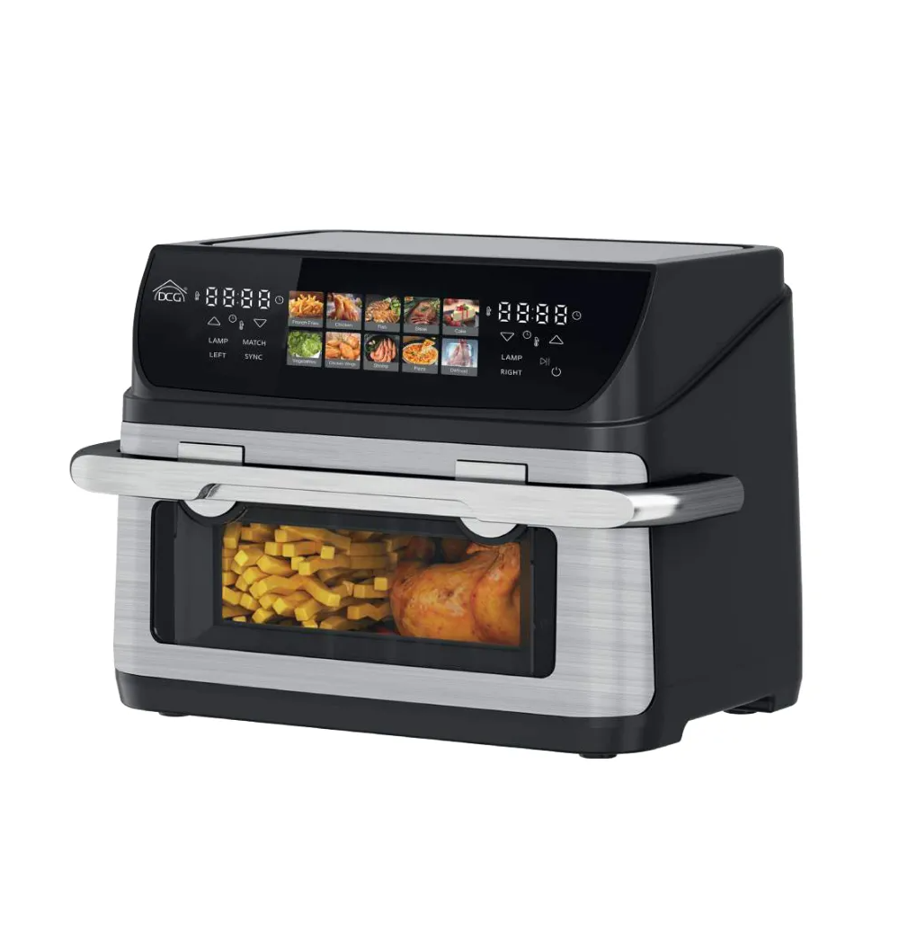 Dcg Friggitrice ad Aria Capacità 10 Litri Potenza 2400 Watt Temperatura Max 200 °C con Display - FR3609D
