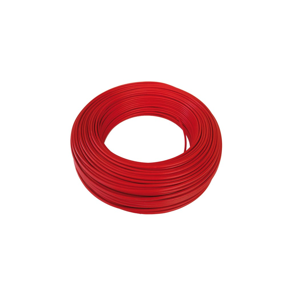 Cavo unipolare FS17 antifiamma 1X1,5mmq Rosso Matassa 100 Mt