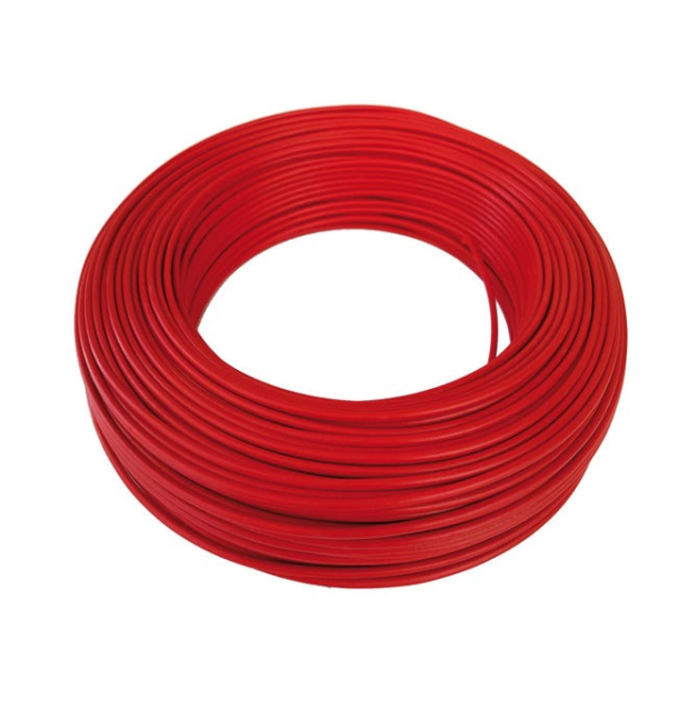 Cavo unipolare antifiamma FS17 1X2,5mmq Rosso Matassa 100 Mt
